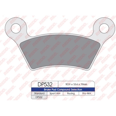 J. PASTIGLIE FRENO DP532