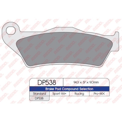 J. PASTIGLIE FRENO DP538