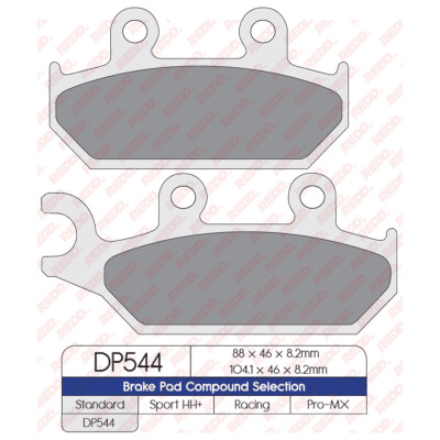 J. PASTIGLIE FRENO DP544