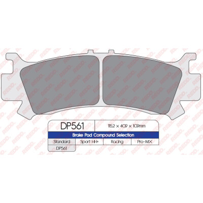 J. PASTIGLIE FRENO DP561