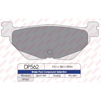 J. PASTIGLIE FRENO DP562
