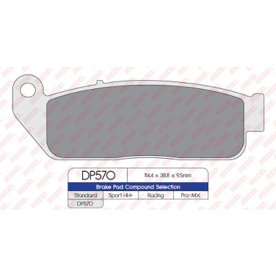 J. PASTIGLIE FRENO DP570