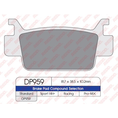 J. PASTIGLIE FRENO DP959