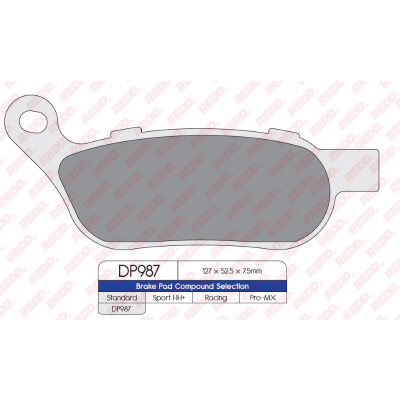 J. PASTIGLIE FRENO DP987