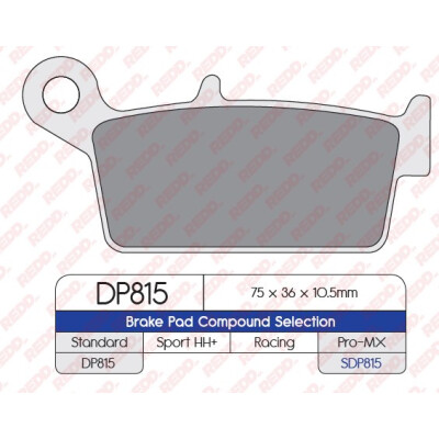 J. PASTIGLIE FRENO SDP815