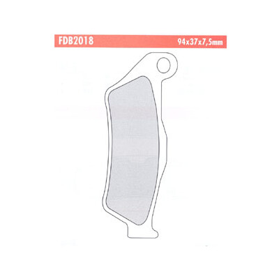 J. PASTIGLIE FRENO FDB2018P FERODO