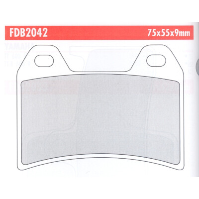 J.PAST.BRAKE FDB2042CPRO FERODO