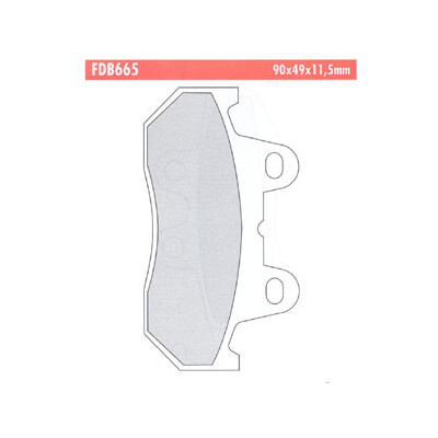 J. PASTIGLIE FRENO FERODO FDB665ST