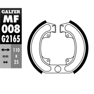 GANASCIA FRENO MF-008 GALFER