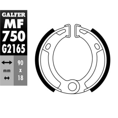 GANASCIA FRENO MF-750 GALFER