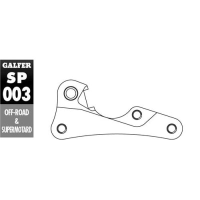 SUPPORTO PINZA GALFER HONDA 260