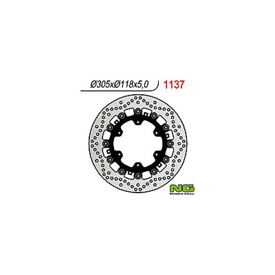 DISCO FRENO NG 1137 305X118X5