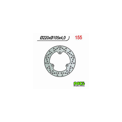 DISCO FRENO NG 155 220X105X4