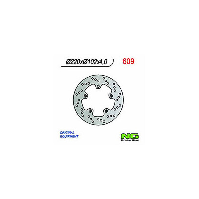 DISCO FRENO NG 609 220X102X4