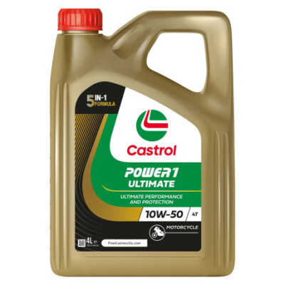 Olio per moto Castrol Power1 Ultimate 4T 10W50 4L