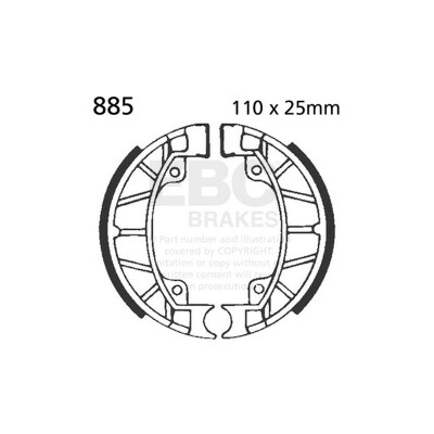 Kit freno per moto EBC 885