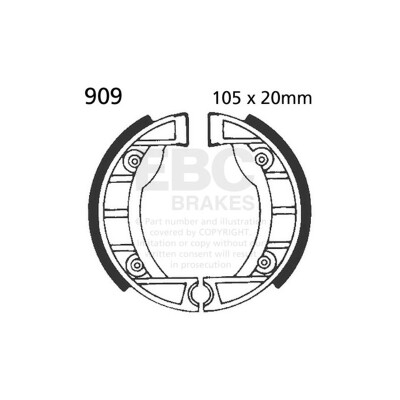 Kit freno per moto EBC 909