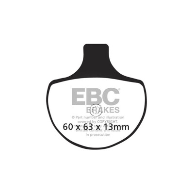 Pastiglie freno organiche EBC FA094