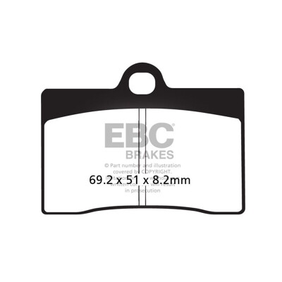 Pastiglie freno organiche EBC FA095