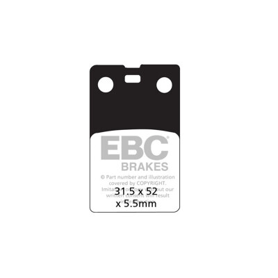 Pastiglie freno organiche EBC FA099