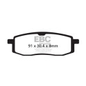 Pastiglie freno organiche per motocross EBC FA105TT