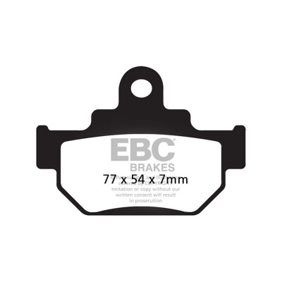 Pastiglie freno organiche per motocross EBC FA106TT
