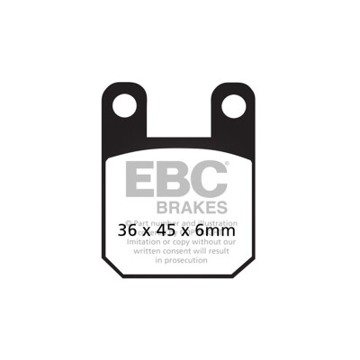 Pastiglie freno organiche EBC FA115