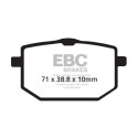 Pastiglie freno organiche EBC FA118