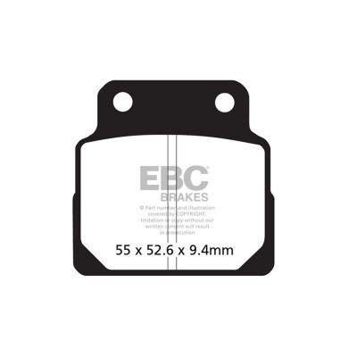 Pastiglie freno organiche EBC FA122