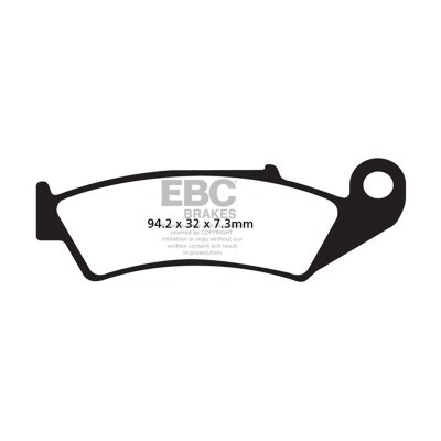 Pastiglie freno sinterizzate EBC FA125R per motocross