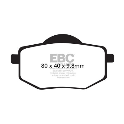 Pastiglie freno organiche EBC FA136