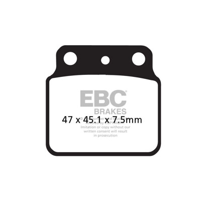 Pastiglie freno fuoristrada EBC FA137TT
