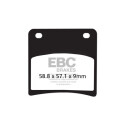 Pastiglie freno organiche EBC FA146