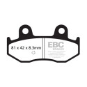 Pastiglie freno organiche per motocross EBC FA165TT