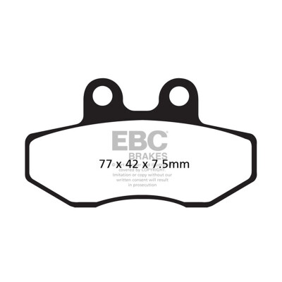 Pastiglie freno organiche EBC FA167