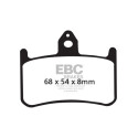 Pastiglie freno organiche EBC FA187
