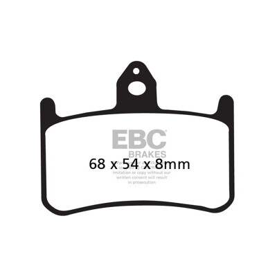 Pastiglie freno organiche EBC FA187