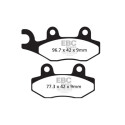 Pastiglie freno sinterizzate EBC Sportbike FA228HH