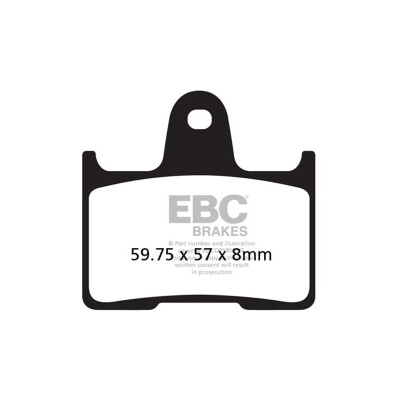 Pastiglie freno organiche EBC FA254