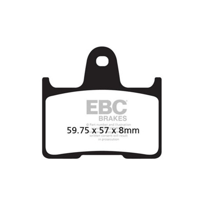 Pastiglie freno semi-sinterizzate EBC V-PAD FA254V
