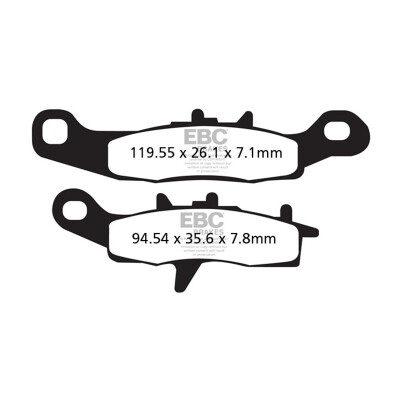 Pastiglie freno sinterizzate fuoristrada EBC FA258R