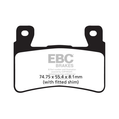 Pastiglie freno sinterizzate EBC Sportbike HH FA265HH