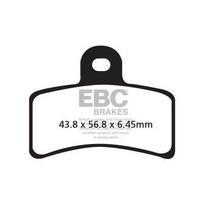 Pastiglie freno organiche EBC FA291