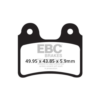 Pastiglie freno organiche per motocross EBC FA303TT