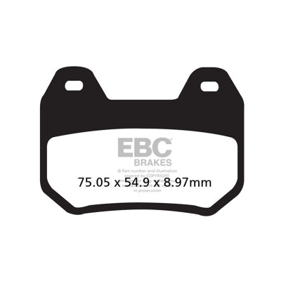 Pastiglia freno organica EBC FA304