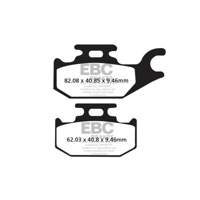 Pastiglie freno organiche fuoristrada EBC FA307TT