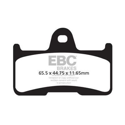 Pastiglie freno organiche per motocross EBC FA344TT
