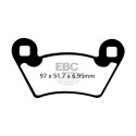 Pastiglie freno sinterizzate EBC FA354R per motocross