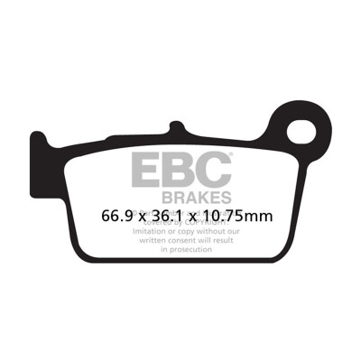 Pastiglie freno fuoristrada EBC FA367TT