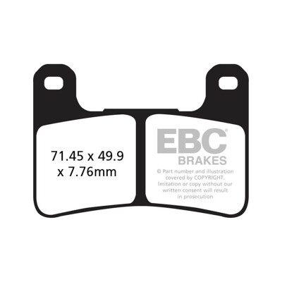 Pastiglie freno sinterizzate EBC Sportbike FA379HH